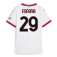 Camisa de Futebol AC Milan Youssouf Fofana #29 Equipamento Secundário Mulheres 2024-25 Manga Curta